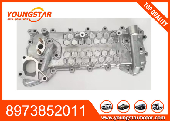 8973852011 Motor Oil Cooler Cover cho ISUZU 4HK1 NQR EURO3