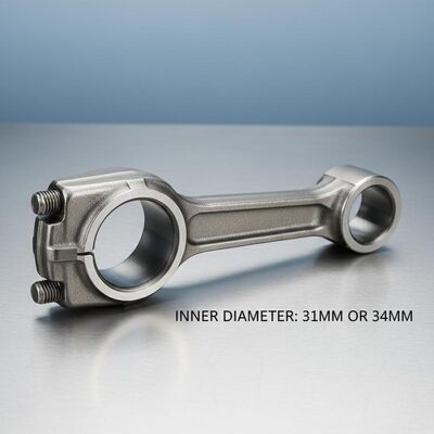 Thanh truyền động động cơ bằng thép cho Isuzu 4JB1 4JB1T với đường kính trong 31mm hoặc 34mm