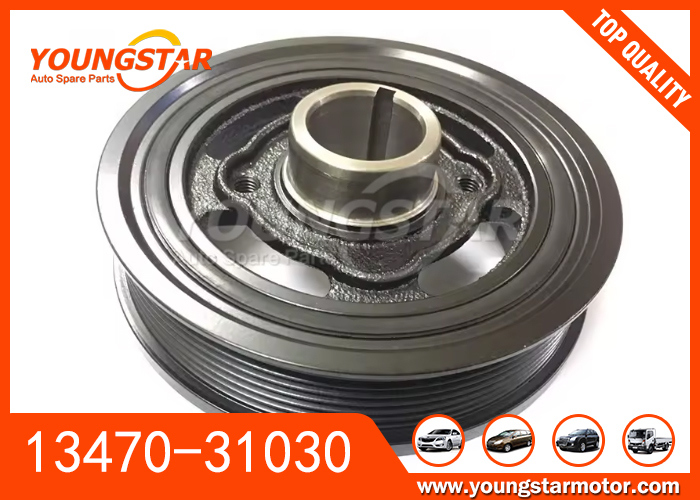 Puli trục khuỷu bộ cân bằng hài hòa OEM 13470-31030 cho Toyota 2GRFE với bảo hành 60.000 km